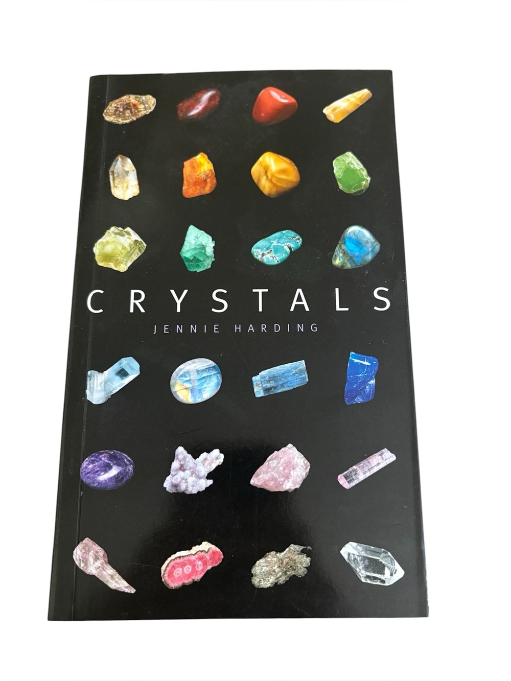 5for20 Crystals by Jennie Harding Black Cover Book W/ Colorful Gem Illustrations